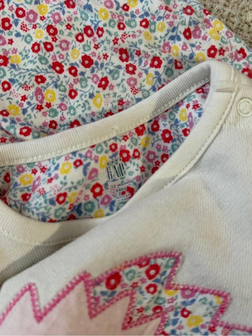 Cream & Pink Hedgehog Floral Kids  Set